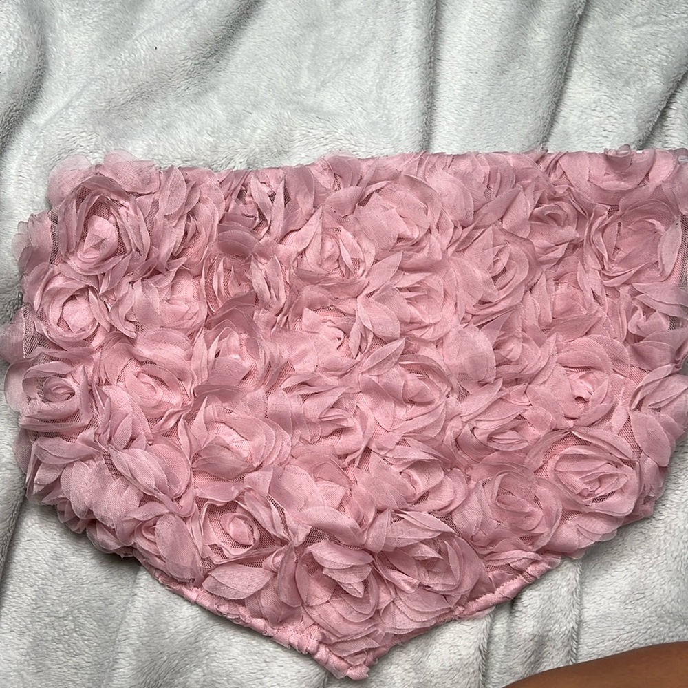 floral tube top